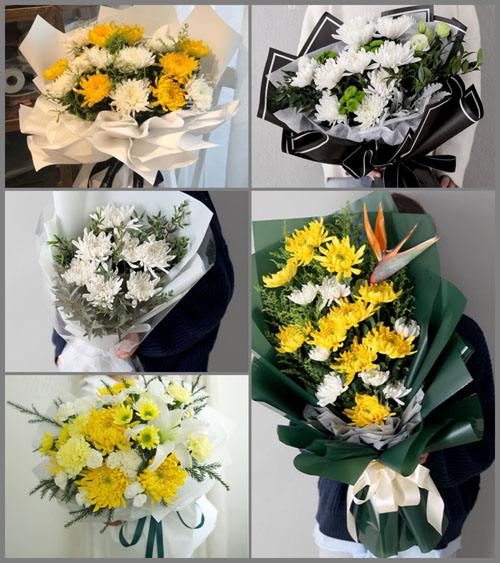 浙江省嘉兴平湖市广陈镇白事花束代送